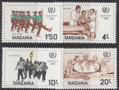 Tansania Tanzania [1986] MiNr 0288-91 ( * */ mnh )
