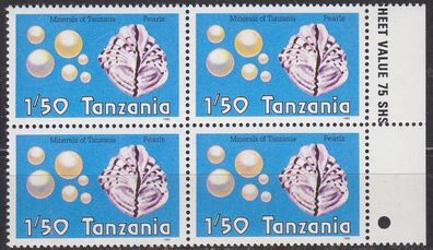 Tansania Tanzania [1986] MiNr 0319 ( * */ mnh ) [01] 4er