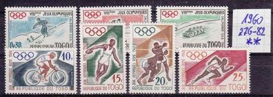 TOGO [1960] MiNr 0276-82 ( * * / mnh ) Olympiade