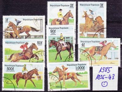 TOGO [1985] MiNr 1836-43 ( O/ used ) Pferde