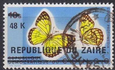 ZAIRE [1977] MiNr 0545 ( O/ used ) Schmetterling