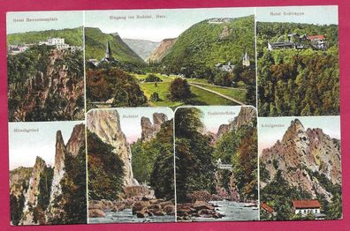 Postkarte Mehrbildkarte Harz, nicht gelaufen, siehe Bild.