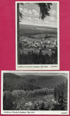 2 Postkarten Luftkurort Tambach-Dietharz i. Thür. Wald, nicht gel. , siehe Bild.
