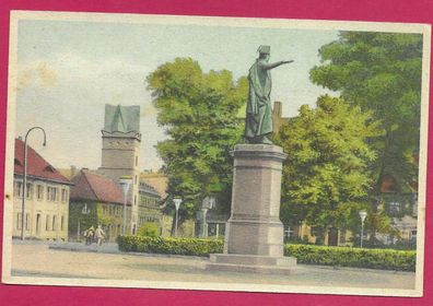 Postkarte Dessau Franz Denkmal, nicht gelaufen, siehe Bild.