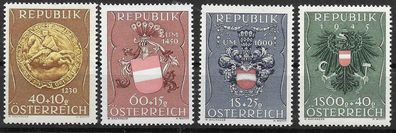 Österreich Nr. 937/40, postfrisch, siehe Bild.