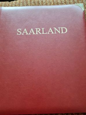 Saarland, Teilsammlung, postfr. & gest., im Imperial Vordruckalbum, siehe Bilder