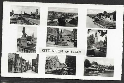Postkarte Kitzingen am Main, gelaufen, siehe Bild.