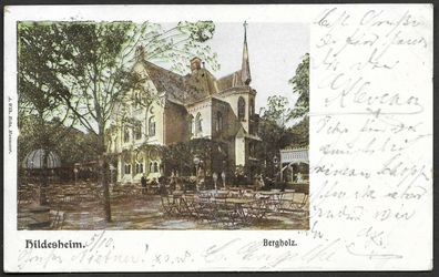 Postkarte Hildesheim Bergholz, gelaufen, siehe Bild.