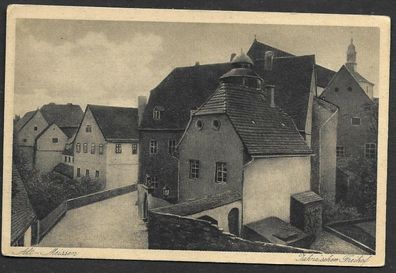 Postkarte Alt Meissen Freihof, nicht gelaufen, siehe Bild.