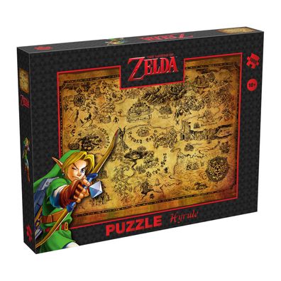 Puzzle - Zelda - Hyrule Field (1000 Teile) Link Puzzel Nintendo Fans Karte