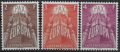 Luxemburg Nr. 572/74 postfrisch, siehe Bild.
