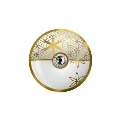 Goebel Lotus Yin Yang Blume des Lebens Weiß - Brosche Neuheit 2020 23500581