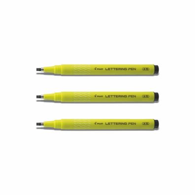 Pilot Fineliner Lettering Pen 3.0 - 3er-Set schwarz