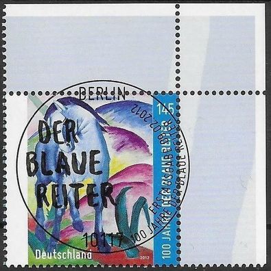 Bund Nr. 2911, mit Ecke 2 und ESST. Berlin, gestempelt, siehe Bild.