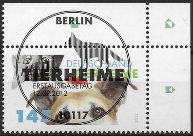 Bund Nr. 2945, mit Ecke 2 und ESST. Berlin, gestempelt, siehe Bild.