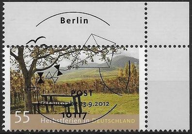 Bund Nr. 2953, mit Ecke 2 und ESST. Berlin, gestempelt, siehe Bild.