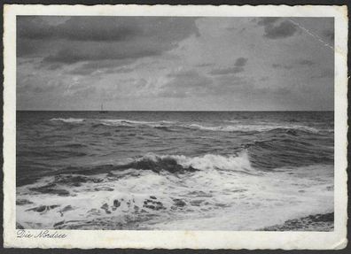 Dt. Reich Postkarte, Die Nordsee mir MiNr. 694, gestempelt, siehe Bild.