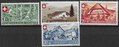 Schweiz Nr. 460/63, postfrisch, siehe Bild.