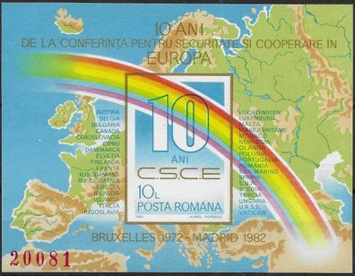 Rumänien Block Nr. 190, postfrisch, siehe Bild.