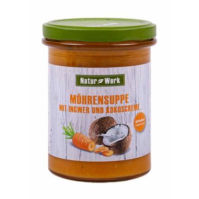 Naturwerk Möhren-Ingwer-Kokos-Suppe 385ml