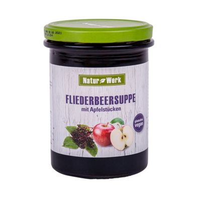 Naturwerk Fliederbeer-Suppe 12x385ml - Suppe Lausitzer Früchteverarbeitung GmbH