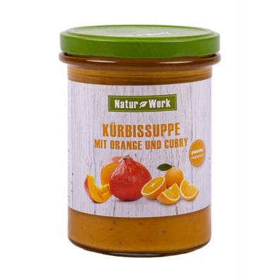 Naturwerk Kürbis-Orange-Curry-Suppe 12x385ml