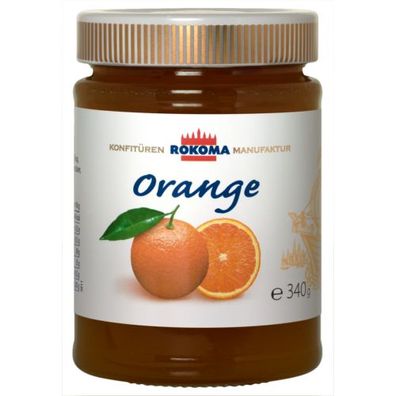 Rokoma Orangen-Konfitüre extra 340g
