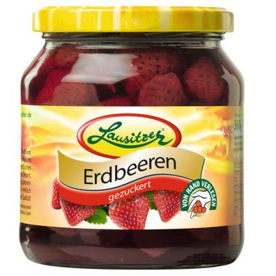 Lausitzer Erdbeeren 580ml - Original Lausitzer Früchteverarbeitung GmbH