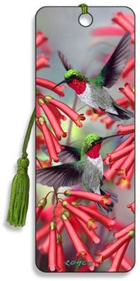 3D Lesezeichen Kolibris