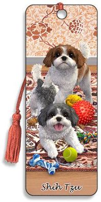 3D Lesezeichen Shih Tzu