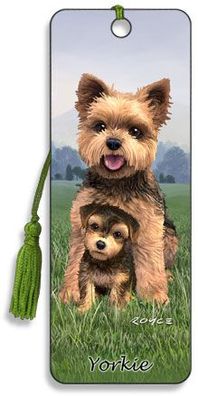 3D Lesezeichen Yorkie