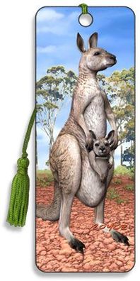 3D Lesezeichen Känguru