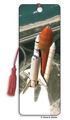 3D Lesezeichen Space Shuttle - Blast Off