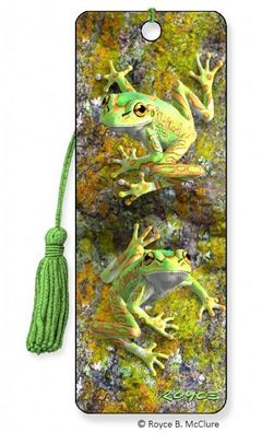 3D Lesezeichen Bell Frogs