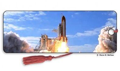 3D Lesezeichen Space Shuttle Start