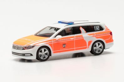 Herpa 096751 - Volkswagen Passat Variant „Feuerwehr Wolfsburg“. 1:87
