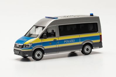Herpa 096638 - MAN TGE Bus Hochdach "Polizei Baden-Württemberg". 1:87