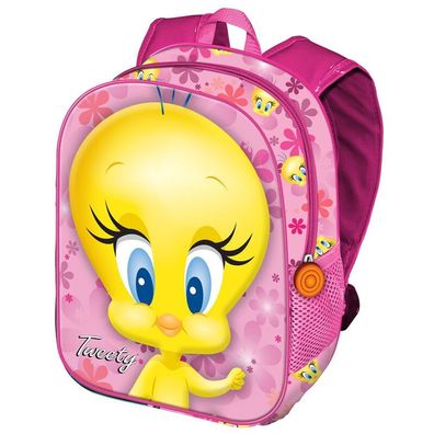 Looney Tunes Tweety Pink Flow 3D Rucksack 31cm Kindertasche Kinderrucksack