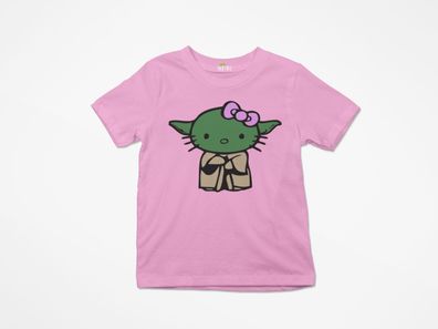Kinder Bio Unisex T-Shirt Hello Kitty Star Wars Jedi Yoda Baby japan Cat Cut