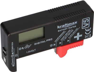 Kraftmax Batterietester mit LCD-Display