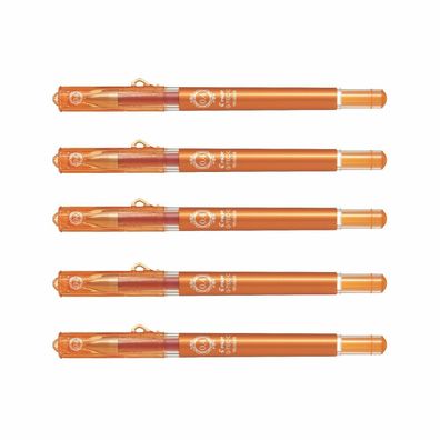 Pilot Maica G-Tec C 5er-Set orange