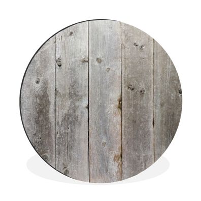 Wandbild Runde Bilder 30x30 cm Regale - Grau - Holz (Gr. 30x30 cm)