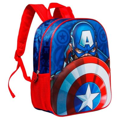 Marvel Captain America 3D Kindergartenrucksack Kindertasche Kinderrucksack