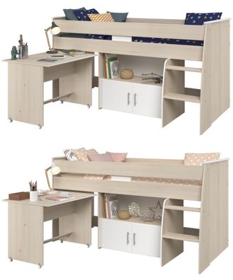 Parisot Charly Jugendzimmer 2-tlg mit Bett & Schreibtisch