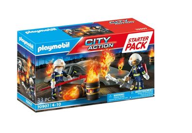 Playmobil City Action 70907 Starter Pack Feuerwehrübung Spielset
