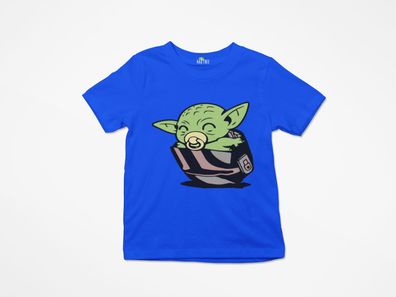 Bio Unisex T-Shirt Capsul Lustig Spruch Star Wars Jedi Yoda Baby Sweety Kinder