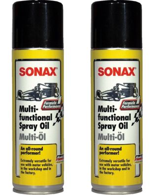 Sonax 2x PACK Multifunktionsöl Rostlöser PflegeSpray SchmierMittel KriechÖl