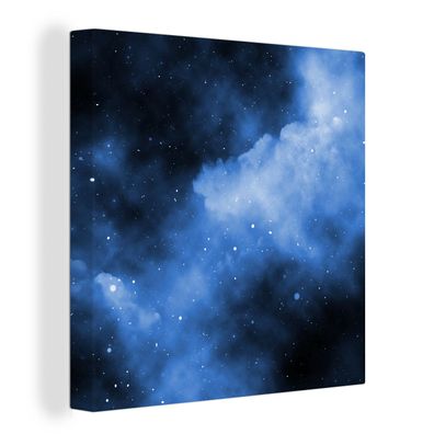 Leinwandbilder - Wanddeko 90x90 cm Sterne - Weltraum - Universum (Gr. 90x90 cm)