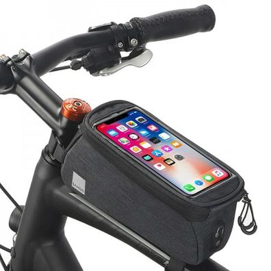 Sahoo Fahrradtasche am Fahrradrahmen mit Reißverschluss wasserdicht 0,8L