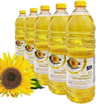Olitalia Sonnenblumenöl 10x1 L Flasche Öl Kochen Sonnenblumen Speiseöl Rapsöl
